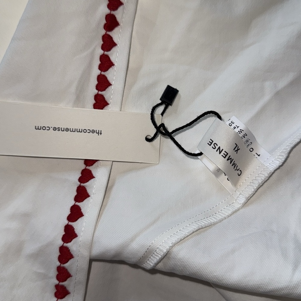 Commense Cotton Contrast Trim Back Tie - Picture 16 of 16